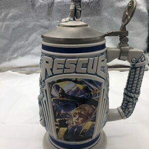 Avon Tribute to Rescue Workers Stein - Blue and Silver